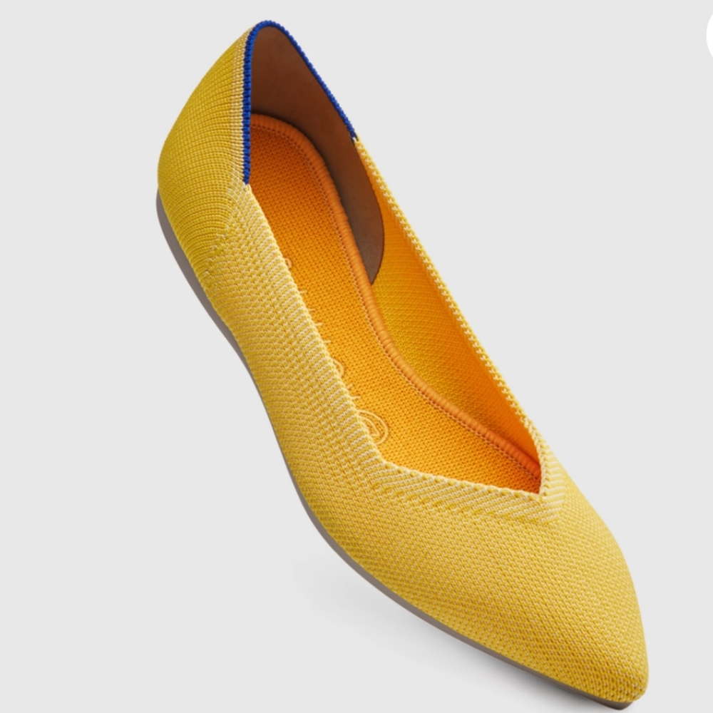NEW! Rothy's Sunshine Yellow Flats Size 11